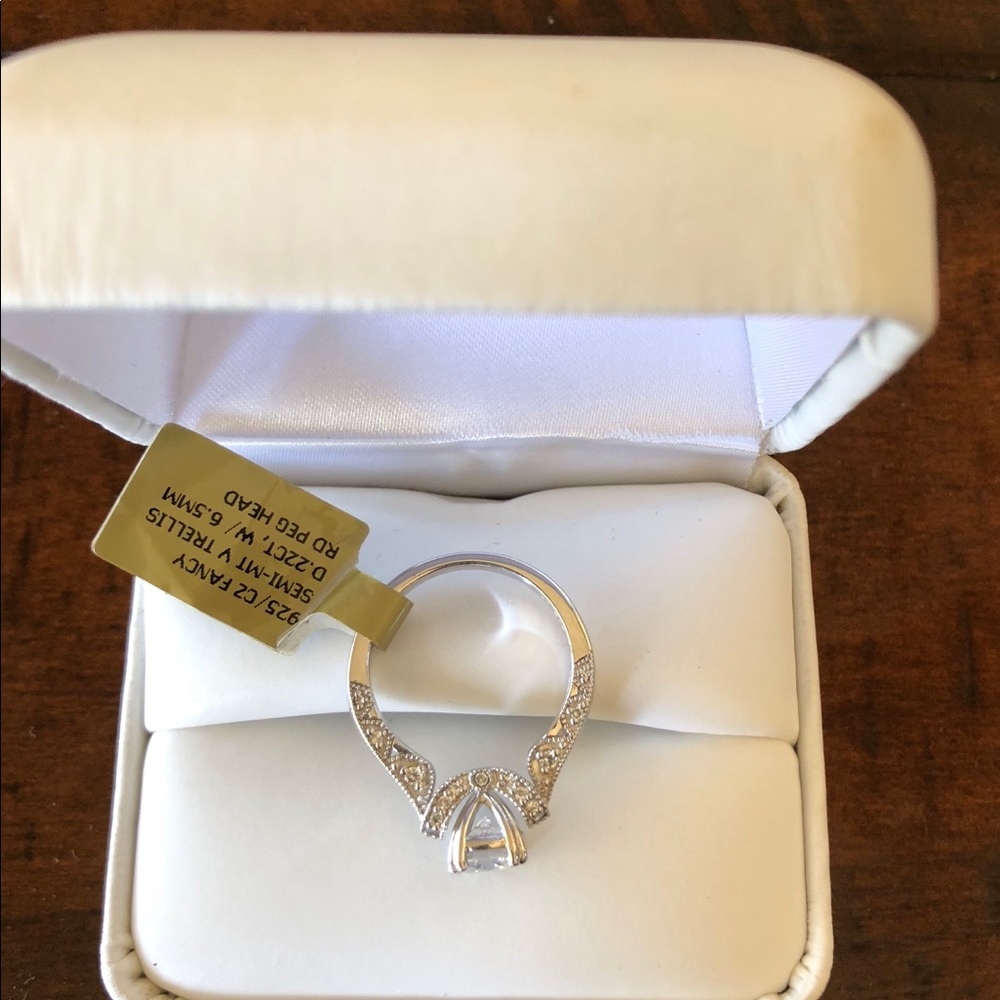 925 sterling silver with cz stones